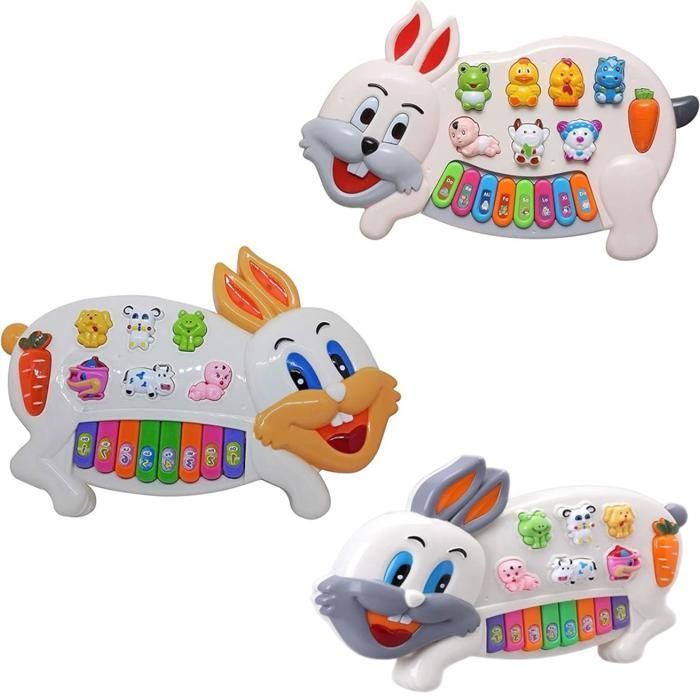 La maison de la ferme musicale et lumineuse pour enfants(Couleur aléatoire)