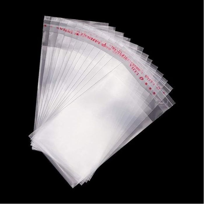 Pochette transparent auto-scellante 13x4cm (100 pièces)