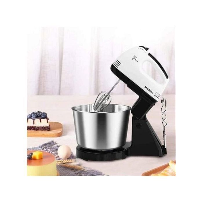 Offfre batteur électrique avec bol acier inoxydable 2l 7 vitesses couleur aléatoire