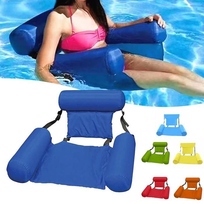 Fauteuil de piscine gonflable glossy adulte (Couleur aléatoire)