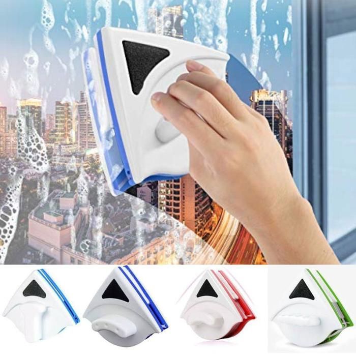 Lave-vitre magnétique brosse essuie-glace couleur aléatoire(Couleur aléatoire)