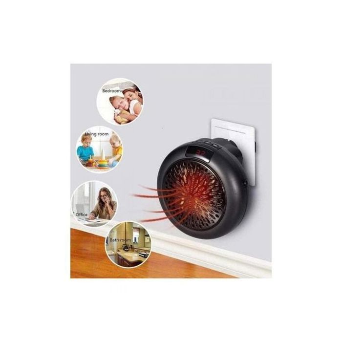 Chauffage bureau portable electrique mural chauffe-air 900w
