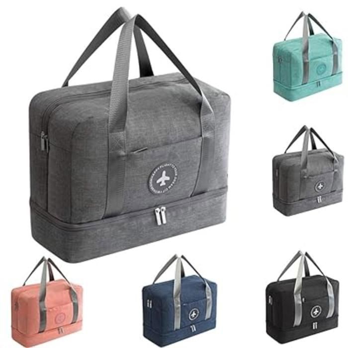 Sac de rangement à applique lettre voyage stockage minimaliste pour voyage (Couleur aléatoire)