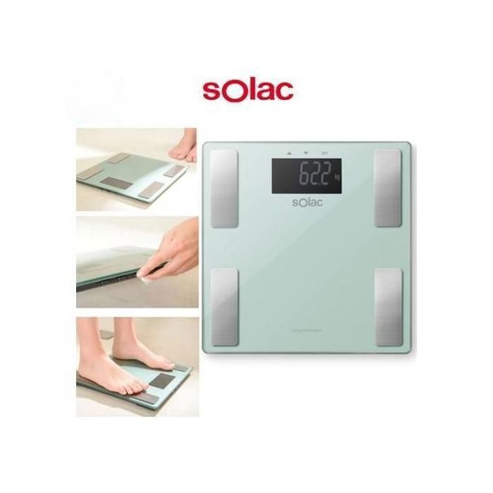 Solac balance numérique haut de gamme pour mesurer le pourcentage de masse grasse
