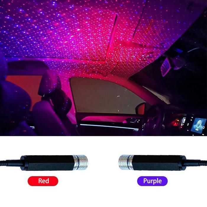 Plafonnier d'ambiance romantique pour voiture (Couleur aléatoire)