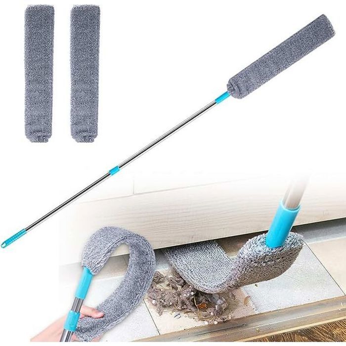 Balai de nettoyage réglable pour nettoyage du sol de voiture,verre et plafond