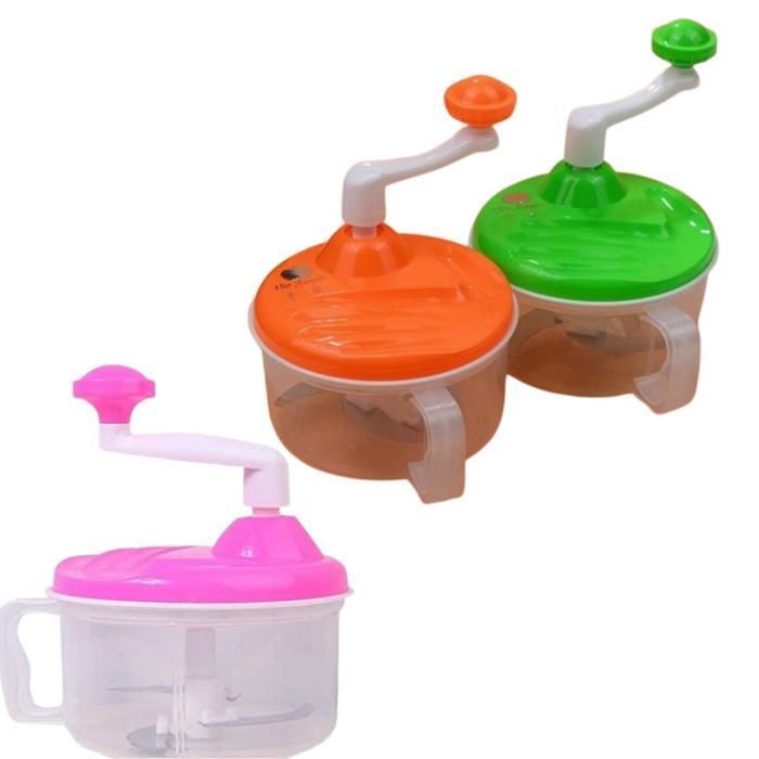 Mixeur multifonctionnel pour hacher viande, fruits et légumes (Couleur aléatoire)