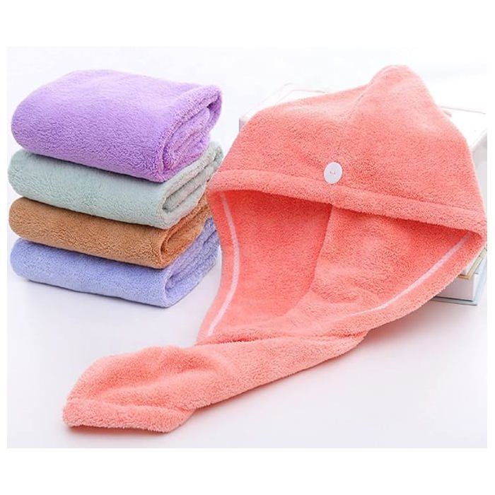 Bonnet de vaccage des cheveux pour femme et fille(Couleur aléatoire)