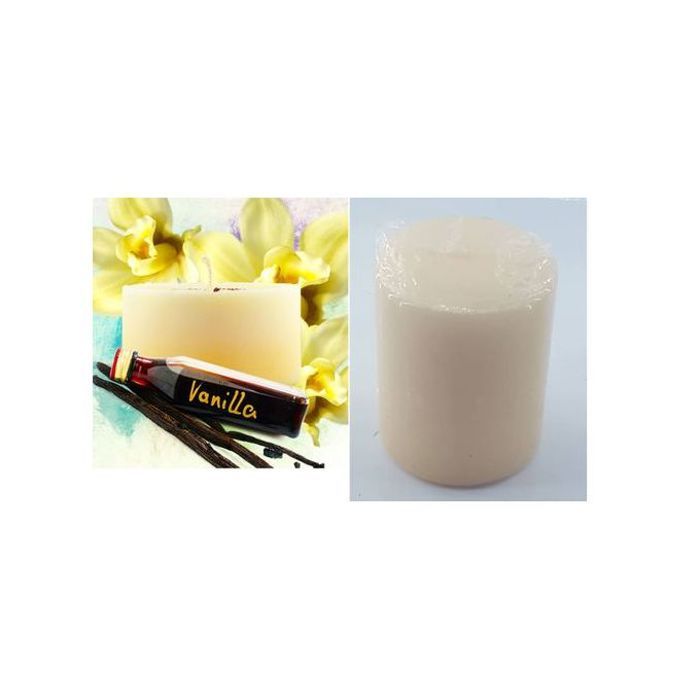 Bougies décoratives parfumées à la vanille
