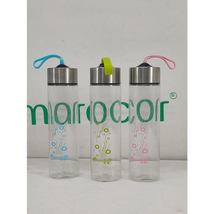 Bouteille d'eau claire en plein air d'été portable pour boire du café, du thé (couleur aléatoire)