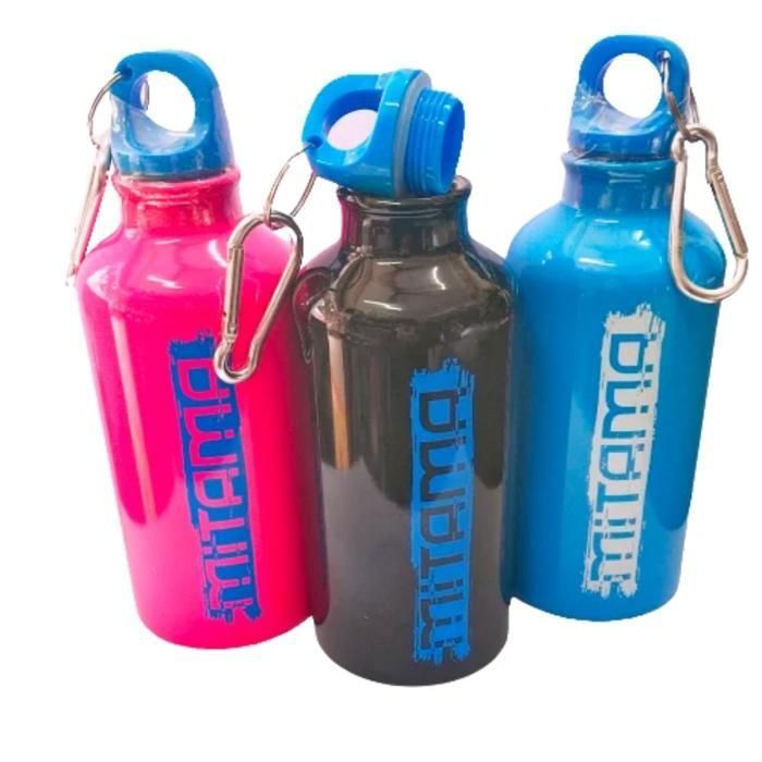 Bouteille d'eau en aluminium,bouteille pour boissons design élegant (Couleur aléatoire)