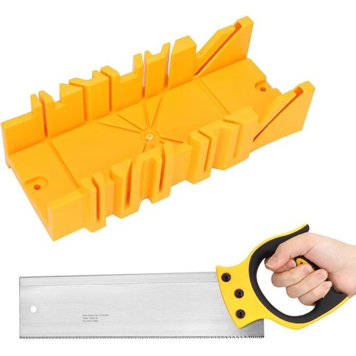 Boîte de rangement - GENERIC - Scie arrière - Plastique robuste - Légère - Pour menuisiers