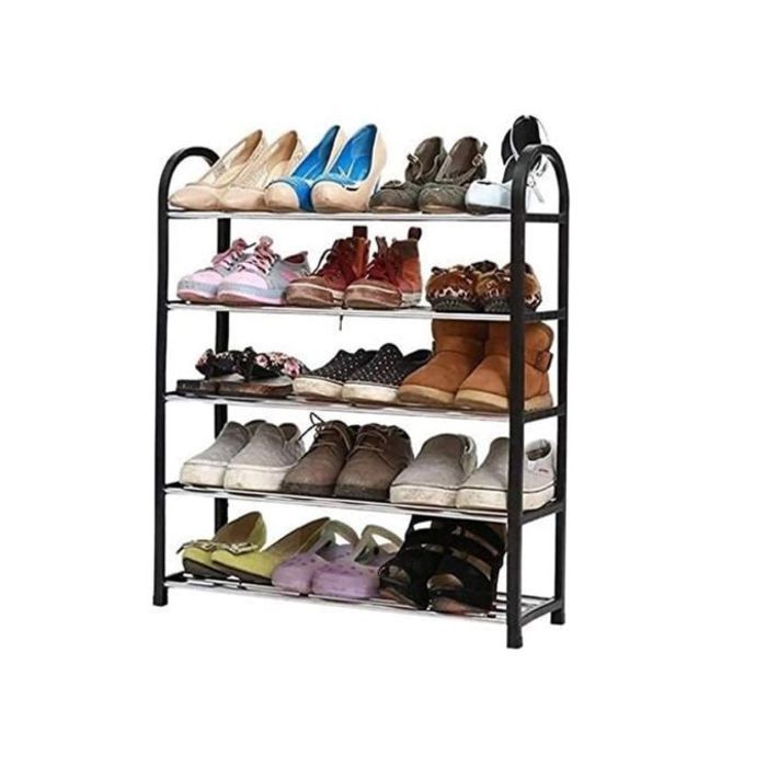 Étagère à chaussures 5 niveaux salon chambre