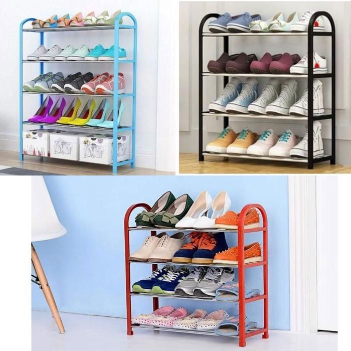 Armoire à chaussures multicouches,meubles de maison ,41.5 x 55 x 18.5 cm (Couleur aléatoire)