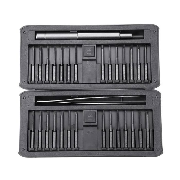 Kit tournevis précision 30 en 1 multi-usages avec pince à épiler