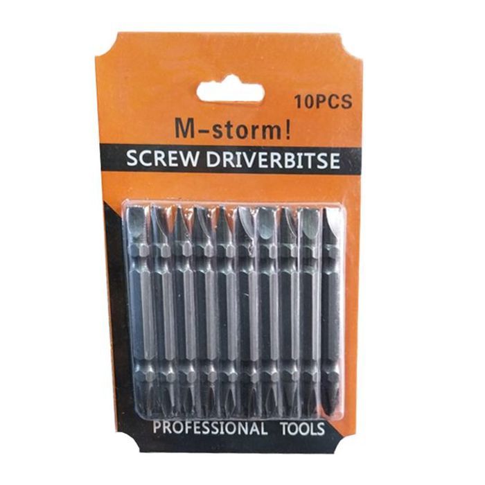 Kit perceuse electrique avec tournevis magnétique et 10 mèches