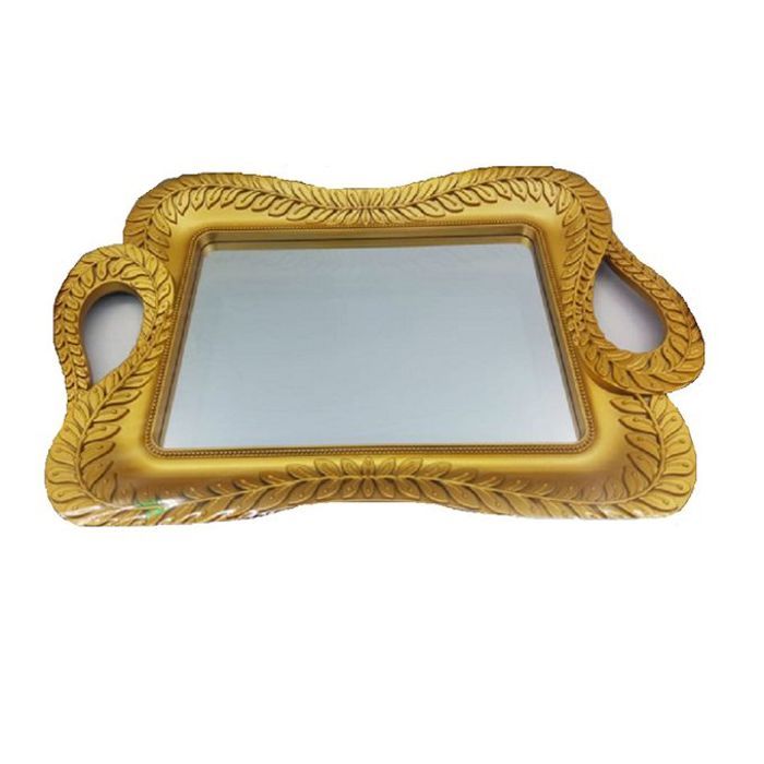 Plateau miroir doré nouveau modèle