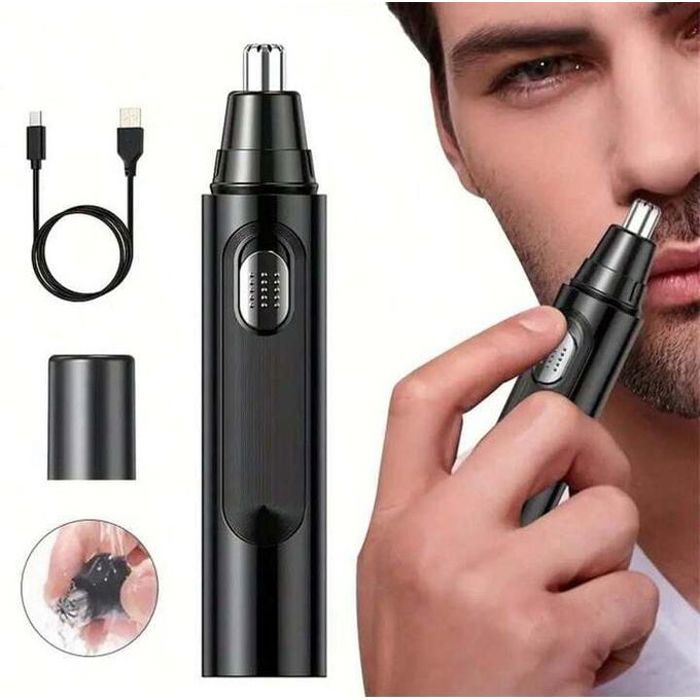 Tondeuse à nez et à sourcils usb rechargeable pour une épilation en toute simplicité