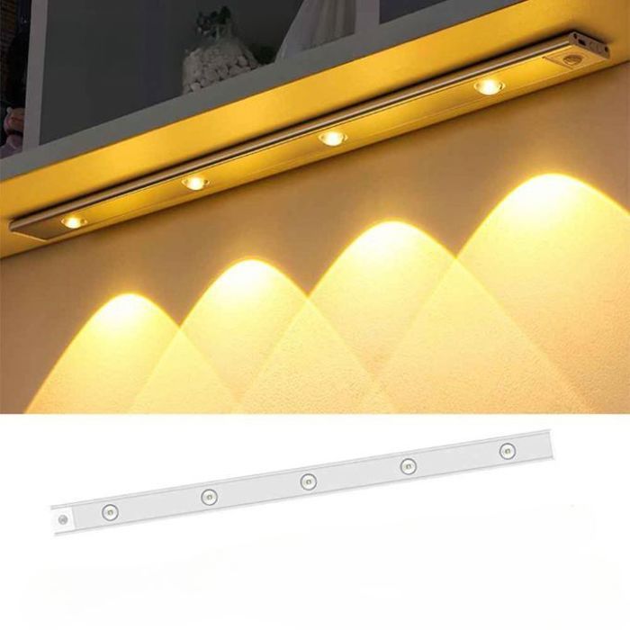 Lumière led d'armoire à détecteur de mouvement