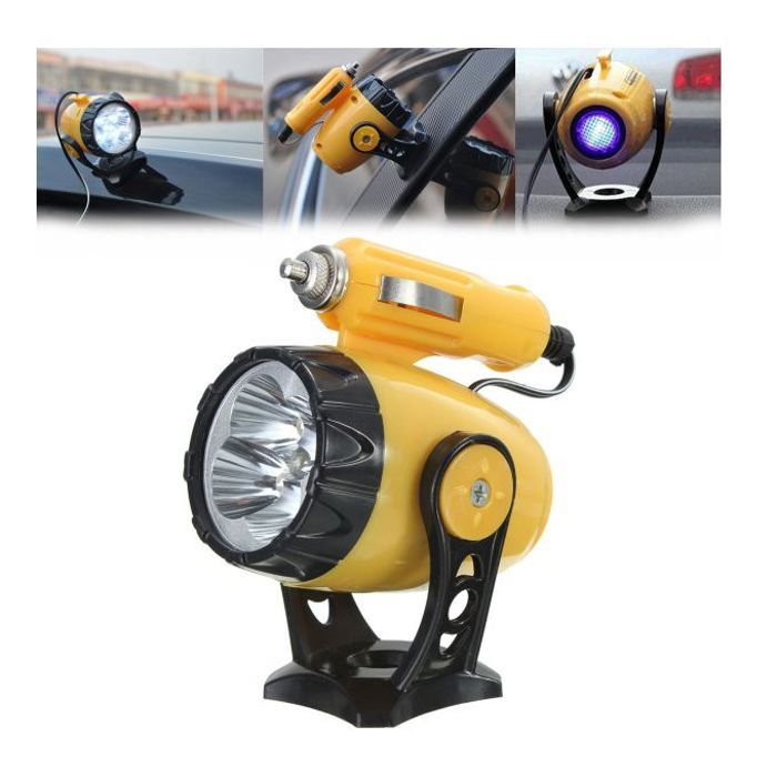 12v 5 led allumecigare lampe de secours magnétique torche de travail de lumière