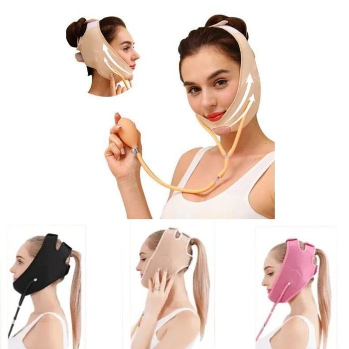Ceinture de levage du visage ,bande de mise en forme en v (Couleur aléatoire)