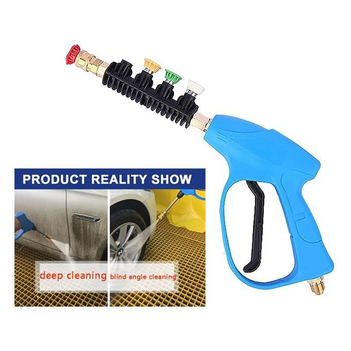 Pistolet de lavage haute pression avec connecteur