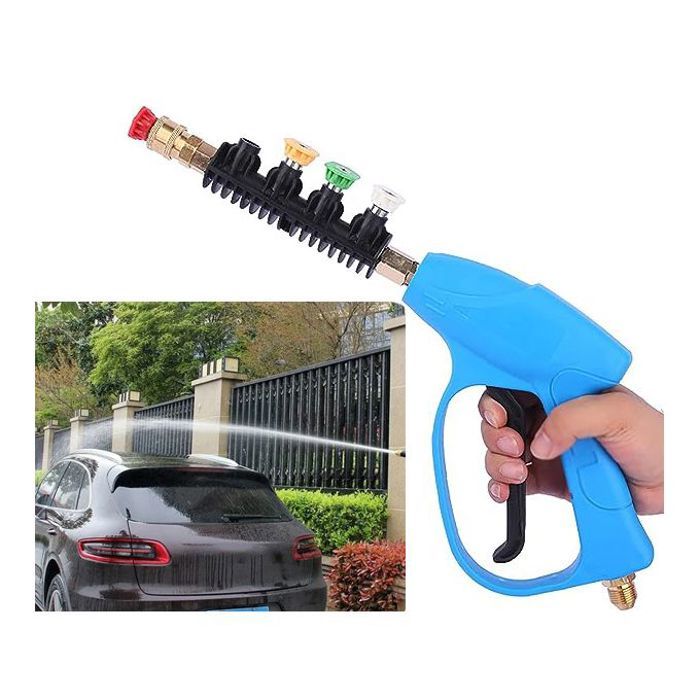 Pistolet à eau haute pression avec connecteur,pulvérisateur de lavage de voiture