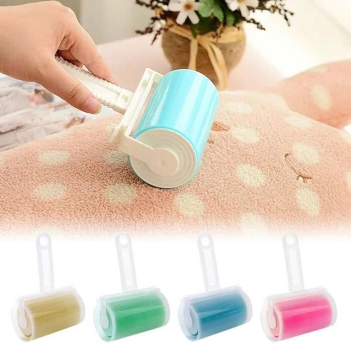 Brosse de nettoyage réutilisable pour vêtements ,peigne pour chien et chat (Couleur aléatoire)