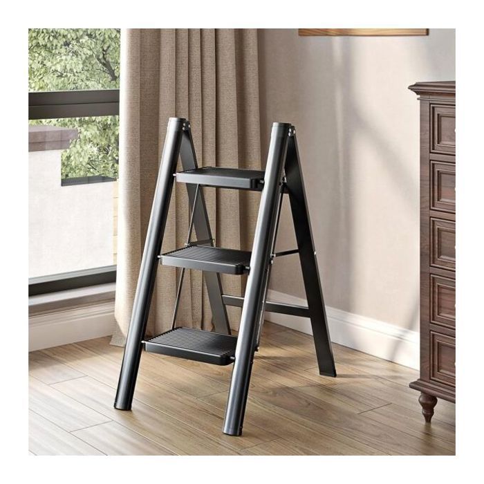 Échelle pliante 3 marches en aluminium pour la maison