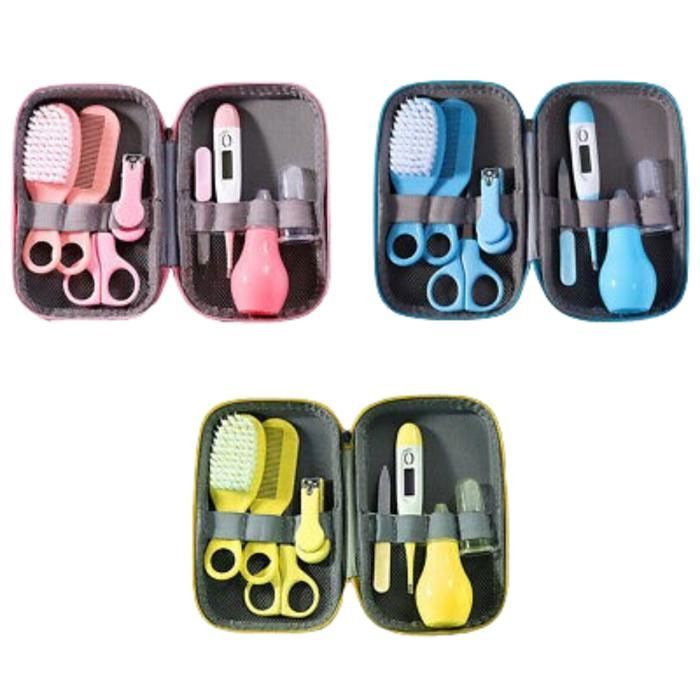 Accessoires de soins pour bébé pour le voyage et la maison 8pcs  (Couleur aléatoire)