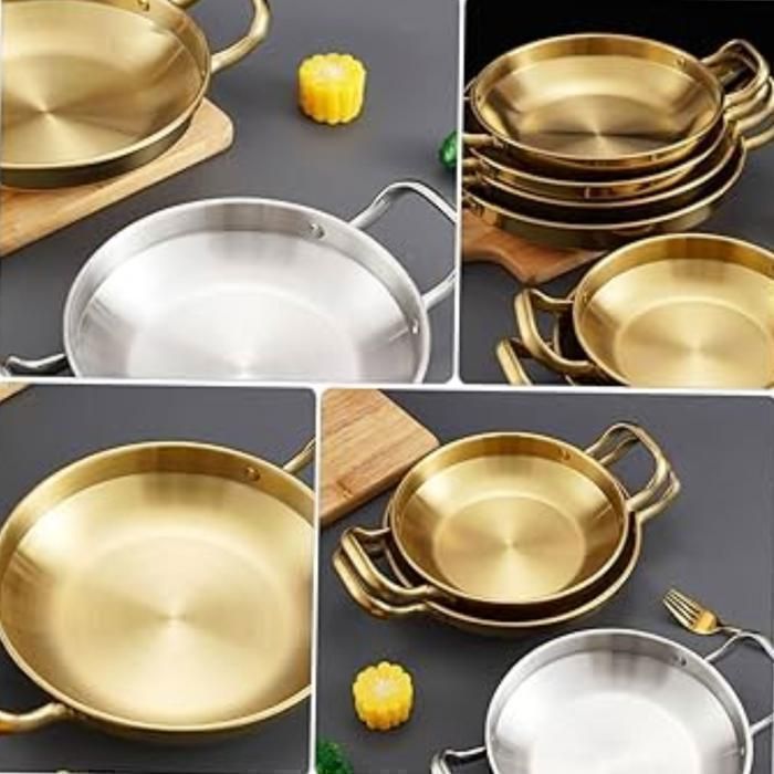 Mini casserole - GENERIC - 20cm - Acier inoxydable - Poignée isolante - Compatible tous feux