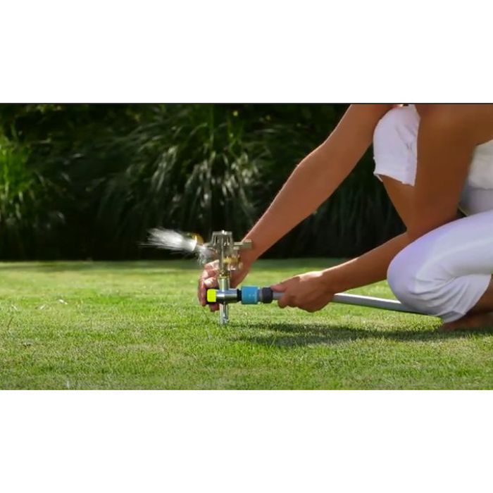 Arroseur rotatif 360°jardin réglable, arroseur d'irrigation automatique, arroseur circulaire jardin