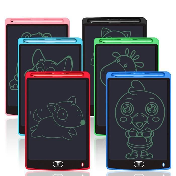 Smart tableau d'écriture numérique lcd bloc-note enfant électrique dessin bureau(Couleur aléatoire)