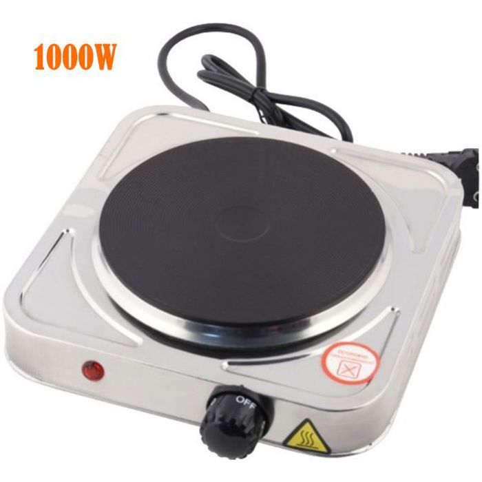 Fourneau electrique multifonction 1000w inox