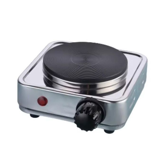 Mini plaque chauffante électrique portable inox 500w pour voyage et cuisine