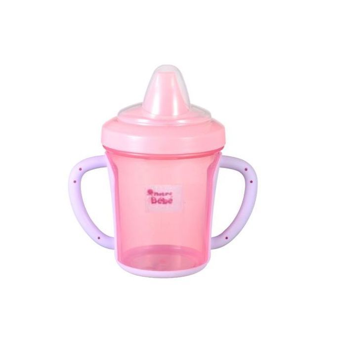 Tasse bébé anti-fuite rose 9m 270ml