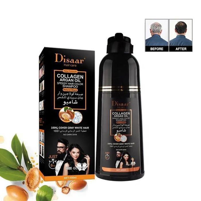 Shampoing colorant cheveux naturels marron disaar