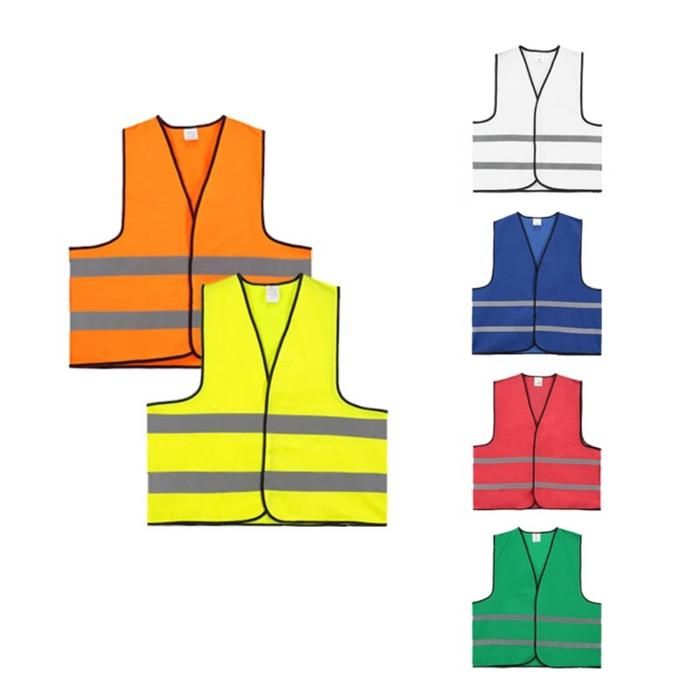 Gilet de sécurité réfléchissant professionnel polyester(Couleur aléatoire)