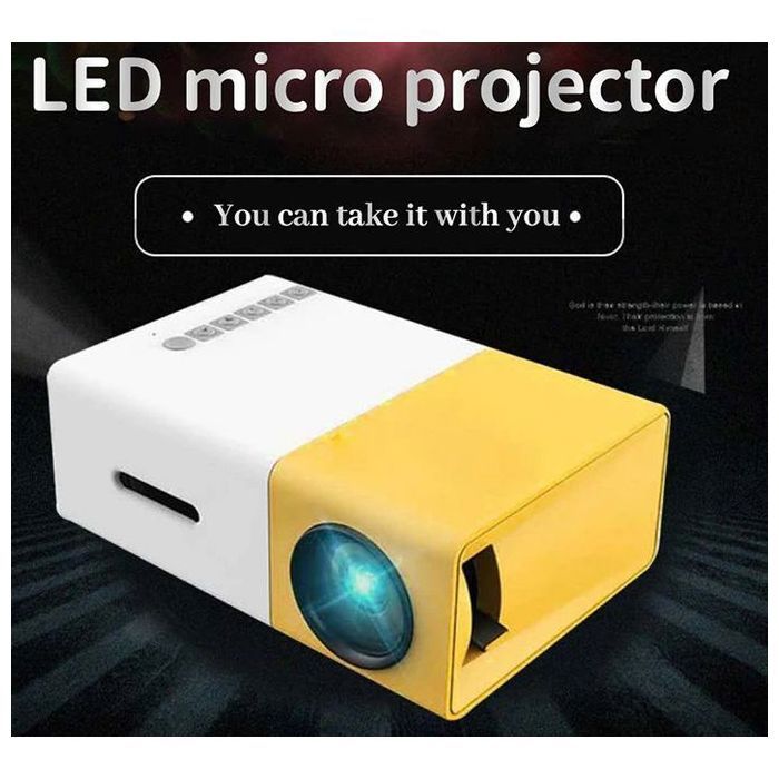 Mini projecteur led pixels 1080p hdmi