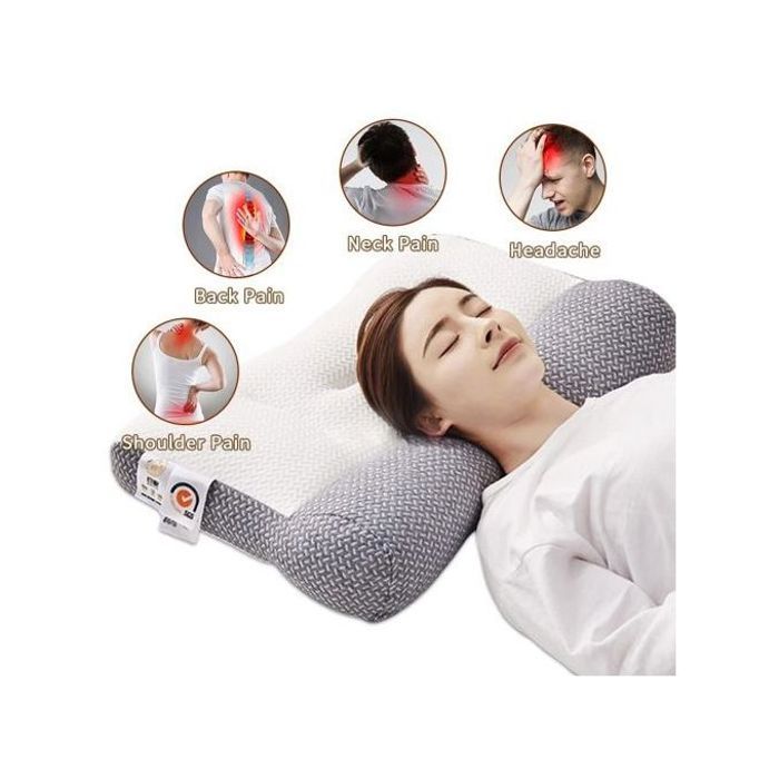 Oreiller orthopédique super ergonomique pour protéger la colonne cervicale