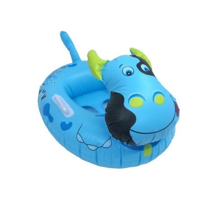Bouée de natation gonflable en forme de vache pour enfants