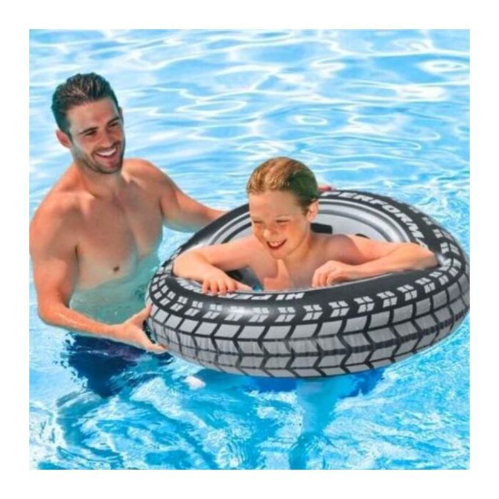 Bouée de piscine gonflable en forme de pneu pour enfants 90cm
