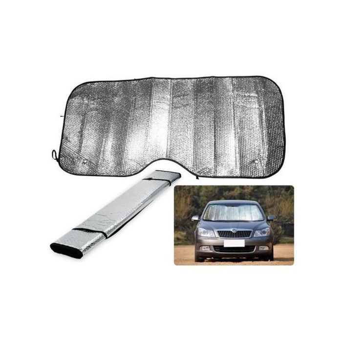 Protection solaire pour pare-brise de voiture en aluminium