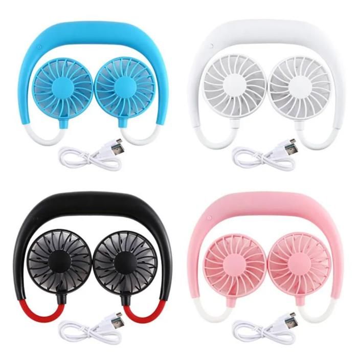 Ventilateur col rechargeable usb(Couleur aléatoire)