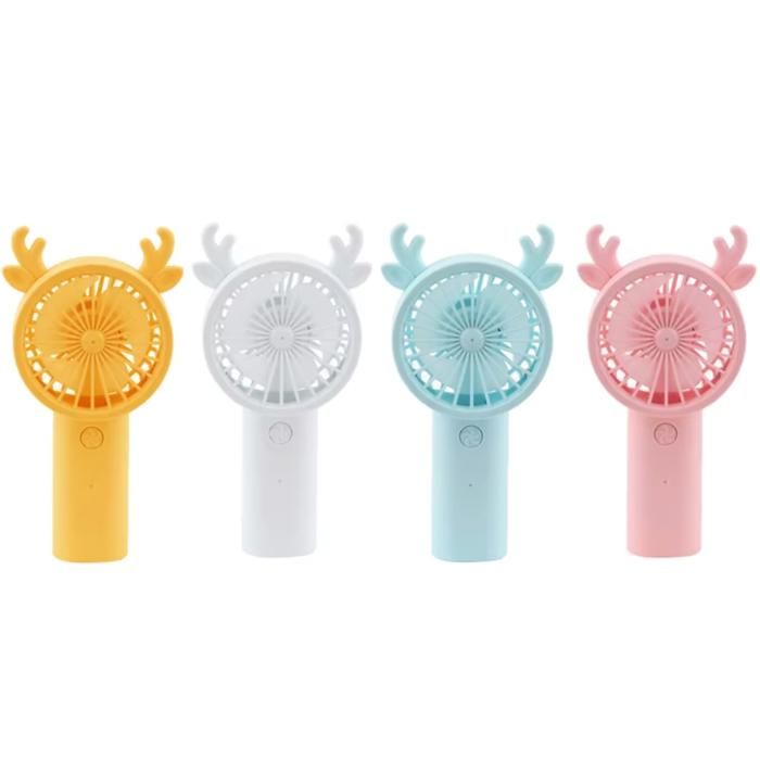 Ventilateur de bureau rechargeable usb portable  (Couleur aléatoire)