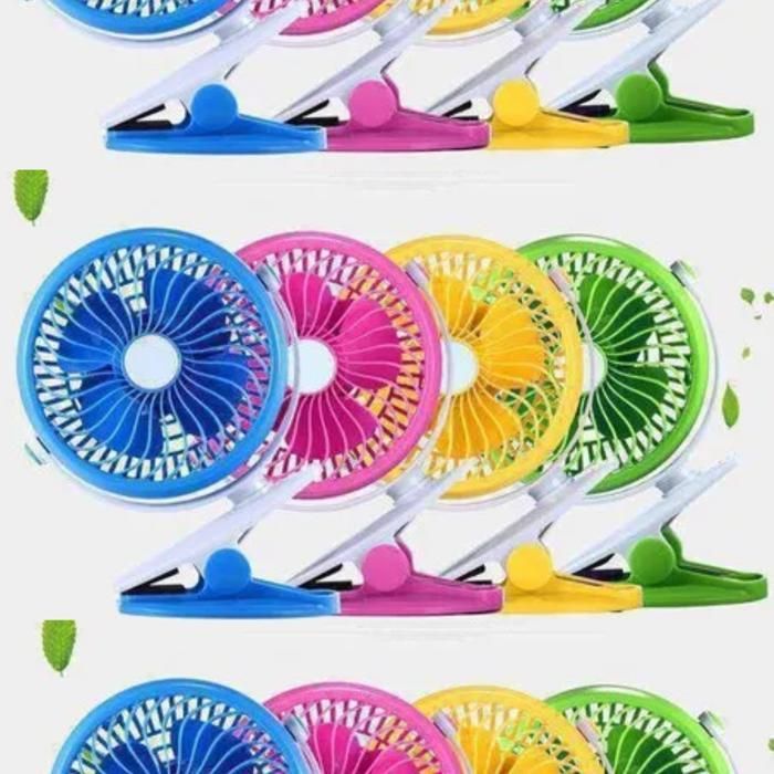 ventilateur rechargeable , ventilateur usb portable de refroidissement pour poussette de bébé (Couleur aléatoire)