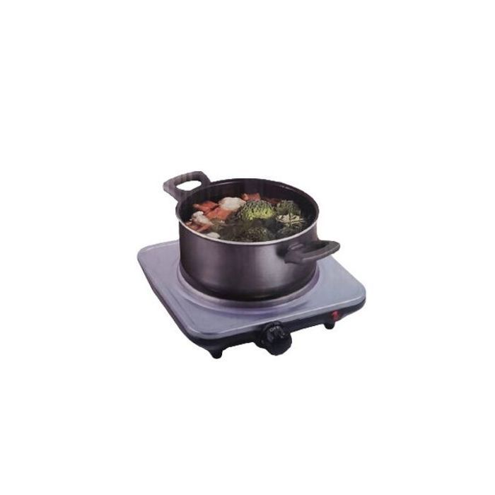 Réchaud électrique en acier inoxydable 1000 watts