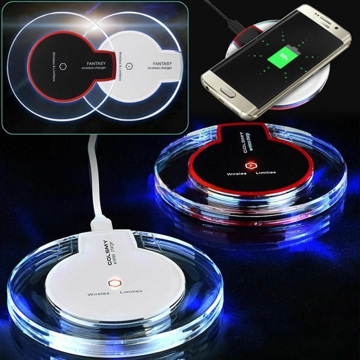 Innovagoods chargeur sans fil ultra-mince qi pour téléphone portable - 5w / 85g (Couleur aléatoire)