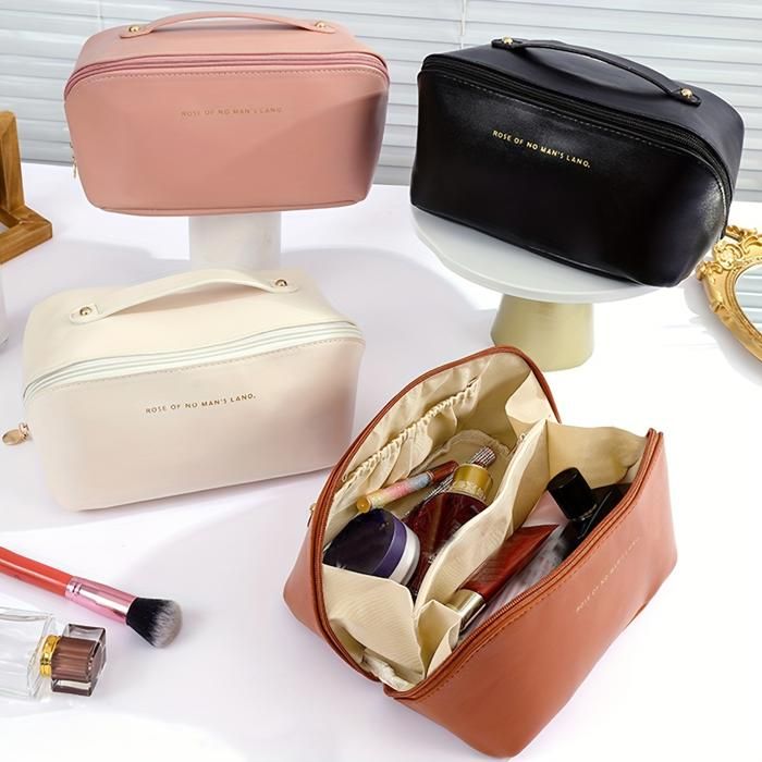 Trousse à maquillage légère, trousse de toilette multifonctionnelle  (Couleur aléatoire)