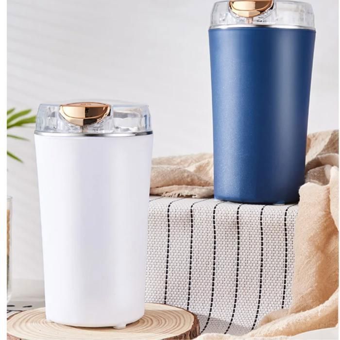 Moulin à café électrique portable en acier inoxydable 200w (Couleur aléatoire)